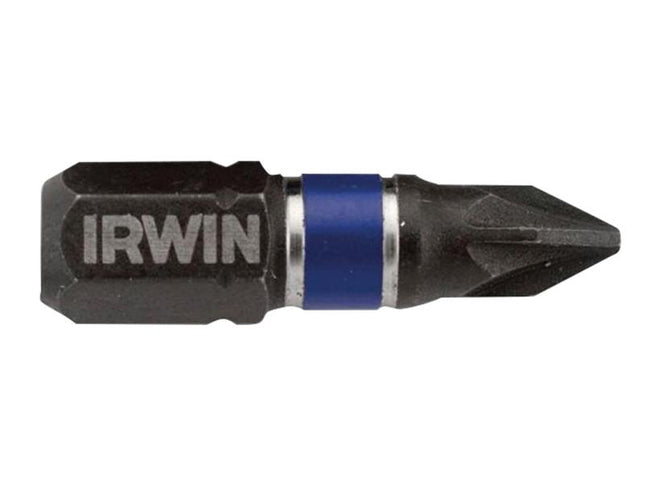 IRWIN Impact Pro Performance Screwdriver Bits PZ1 25mm (Pack 2)