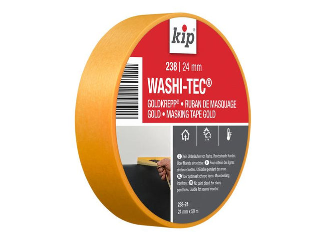 KIP 238 Premium WASHI-TEC Masking Tape 24mm x 50m