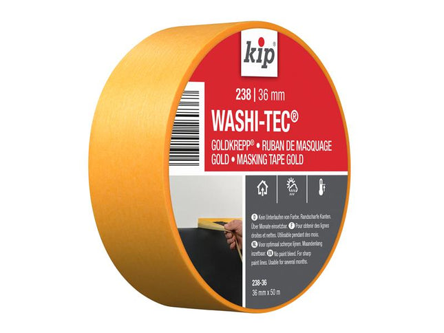 KIP 238 Premium WASHI-TEC Masking Tape 36mm x 50m