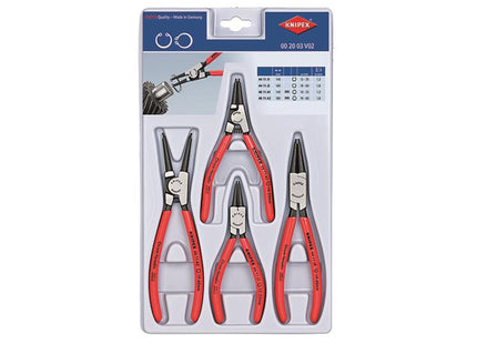 Knipex Circlip Plier Set, 4 Piece
