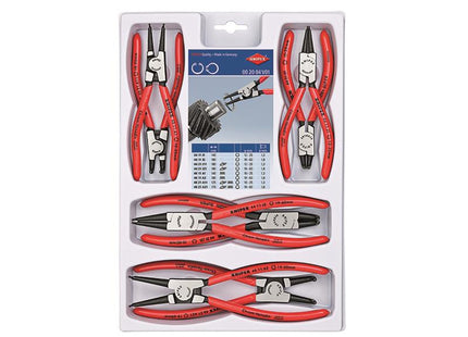 Knipex Circlip Plier Set, 8 Piece