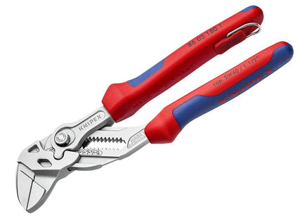 Knipex Pliers Wrench Multi-Component Grip with Tether Point 180mm