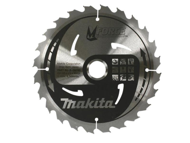 Makita B-07967 MForceª Portable Saw Blade 190 x 30mm x 12T