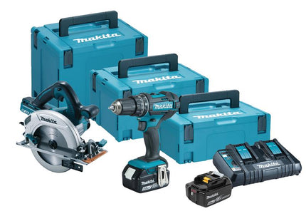 Makita DLX2140PTJ Twin Pack 18V 4 x 5.0Ah Li-ion