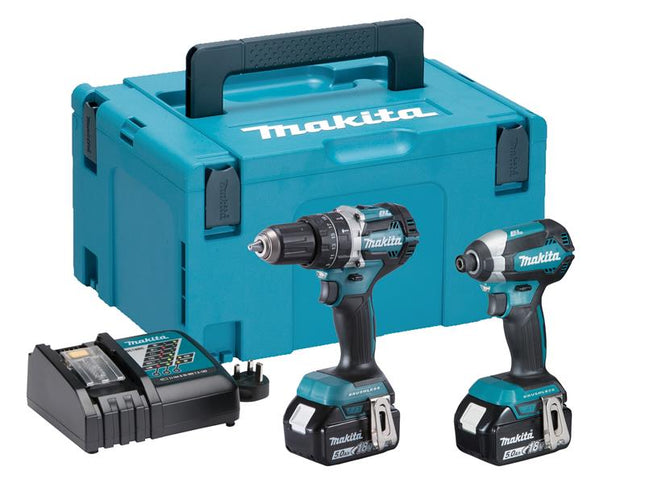 Makita DLX2180TJ Brushless Twin Pack 18V  2 x 5.0Ah Li-ion