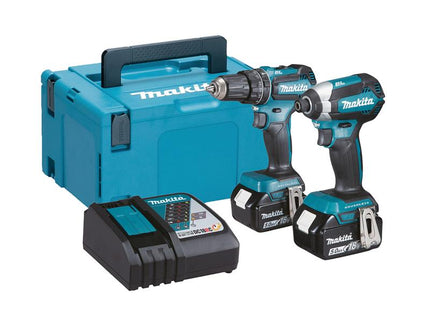 Makita DLX2283TJ LXT Combo Twin Pack 18V 2 x 5.0Ah Li-ion