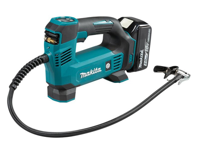 Makita DMP180RT1J LXT Cordless Inflator 18V 1 x 5.0Ah Li-ion