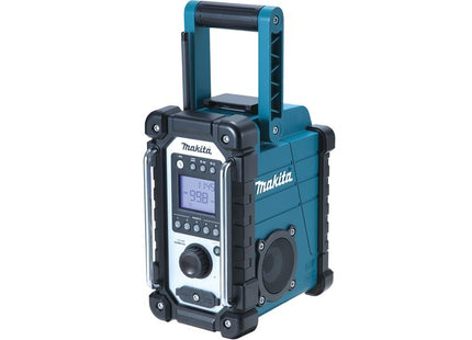 Makita DMR107 Job Site Radio Blue 240V & Li-ion Bare Unit