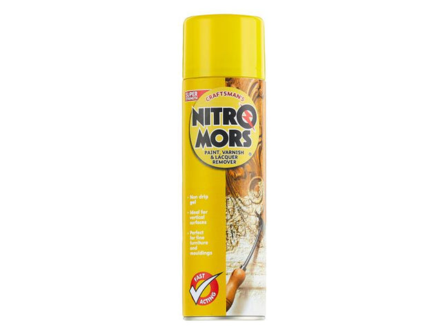 Nitromors Craftsman's Paint, Varnish & Lacquer Remover 500ml Aerosol