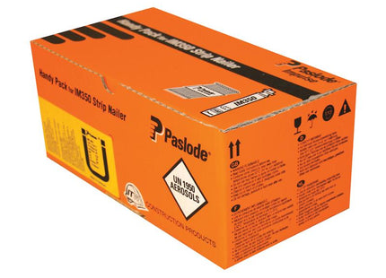 Paslode 3.1 x 75mm 350 Ring Nails Stainless Steel Finish Box of 1100 + 1 Fuel Cell