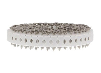 Paslode 0¡ Plastic Coil Ring Shank Stainless Steel A2 Nails 2.5 x 35mm (Pack 1000)