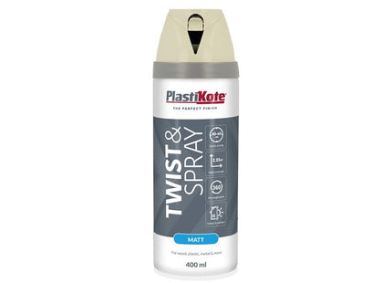 PlastiKote Twist & Spray Matt 400ml Georgian Stone