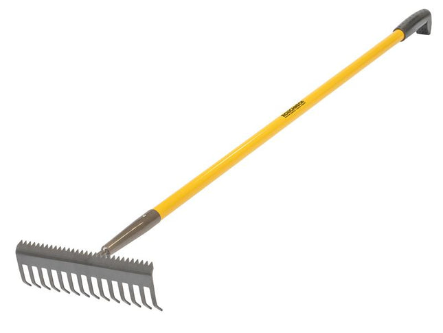 Roughneck Sharp-Edge Soil Rake