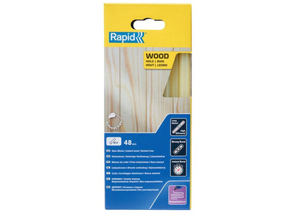 Rapid Wood Glue Sticks 12 x 190mm (Pack 48)