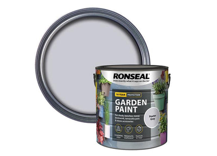 Ronseal Garden Paint Pewter Grey 2.5 litre