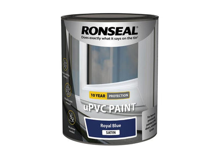 Ronseal uPVC Paint Royal Blue Satin 750ml
