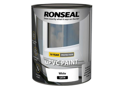 Ronseal uPVC Paint White Satin 750ml