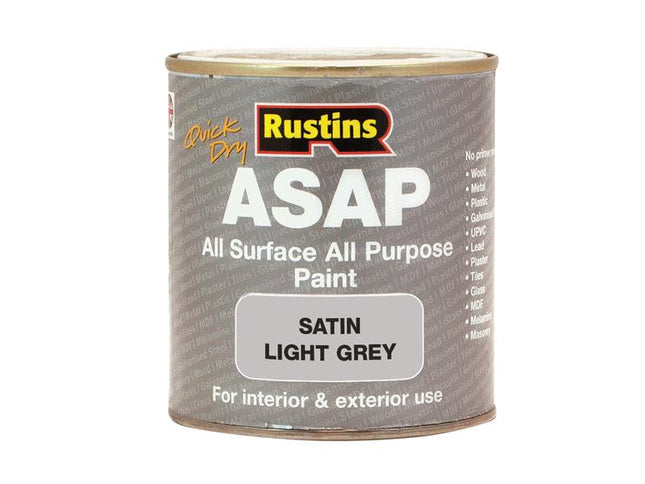 Rustins ASAP Paint Light Grey 1 litre