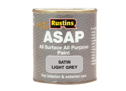 Rustins ASAP Paint Light Grey 500ml