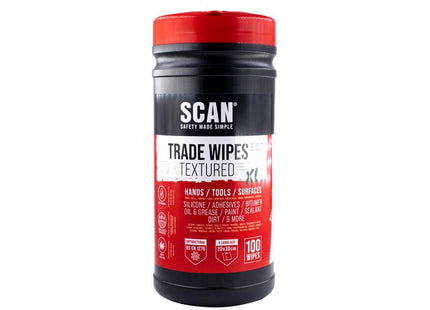Scan Heavy-duty Trade Wipes (Tub 100)