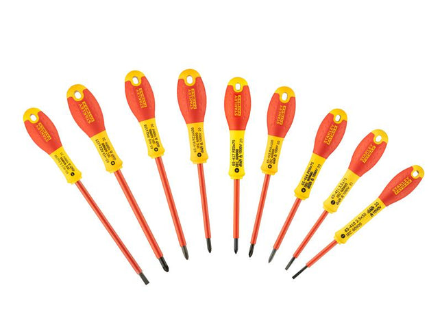 STANLEY FatMax VDE Insulated Screwdriver Set, 10 Piece