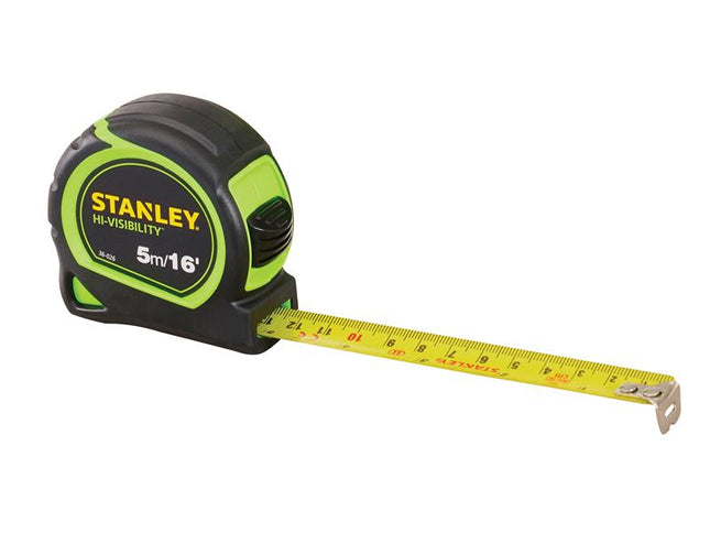 STANLEY Tylon Hi-Viz Pocket Tape 5m/16ft (Width 20mm)