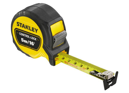 STANLEY CONTROL-LOCK Pocket Tape 5m/16ft (Width 25mm)