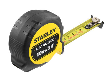 STANLEY CONTROL-LOCK Pocket Tape 10m/33ft (Width 25mm)