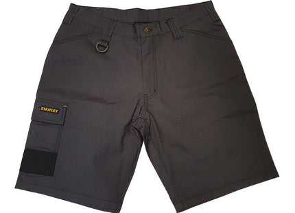 STANLEY Clothing Tucson Cargo Shorts Grey Rip-Stop Waist 38in
