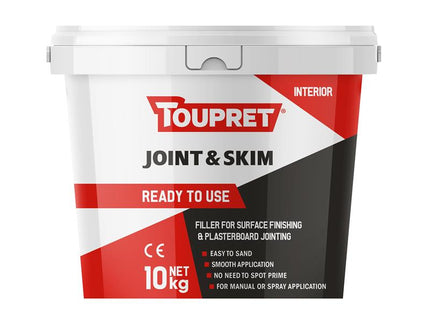 Toupret Ready To Use Joint & Skim 10kg