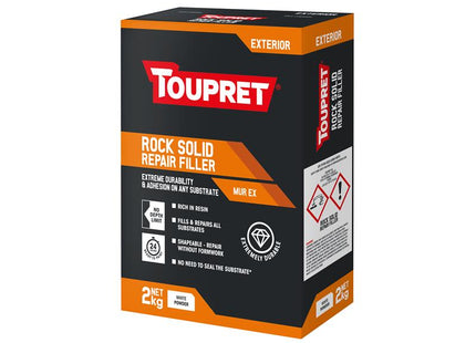 Toupret Exterior Rock Solid Repair Filler 2kg