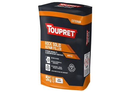 Toupret Exterior Rock Solid Repair Filler 5kg