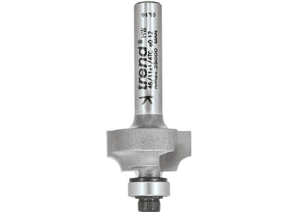 Trend 46/118 x 1/4 TCT Bearing Guided Ovolo & Round Over 3mm Radius