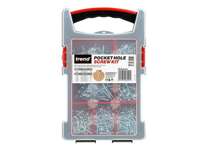 Trend Pocket Hole Screw Selection, 850 Piece