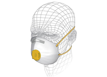 Vitrex Premium Valved Power Tool & MDF Respirator P2