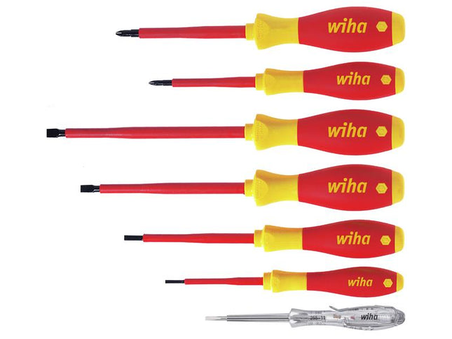 Wiha SoftFinish electric SL/PH Screwdriver Set, 7 Piece