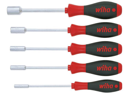 Wiha SoftFinish Hex Nut Driver Set, 5 Piece