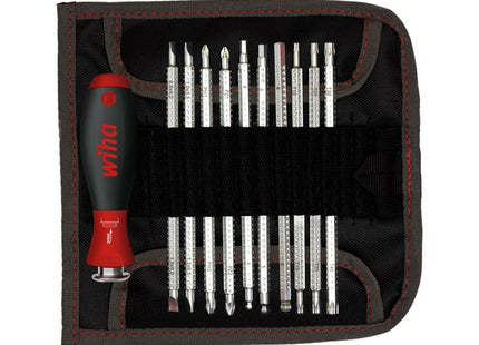 Wiha SYSTEM 6 SoftFinish Interchangeable Screwdriver Set, 12 Piece