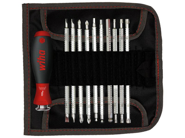 Wiha SYSTEM 6 SoftFinish Interchangeable Screwdriver Set, 12 Piece