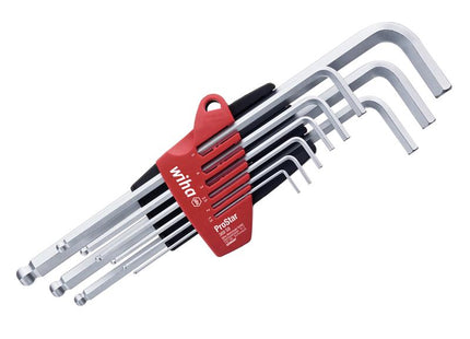 Wiha ProStar Hex Ball End L-key Set, 9 Piece