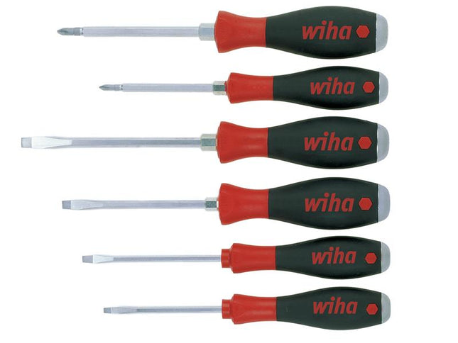 Wiha SoftFinish SL/PH Hex Blade Screwdriver Set, 7 Piece