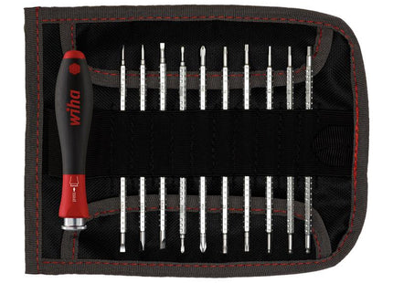Wiha SYSTEM 4 SoftFinish Interchangeable Screwdriver Set, 12 Piece