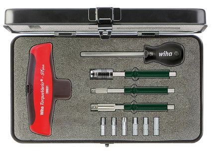 Wiha TorqueVario-S T Screwdriver Set, 11 Piece