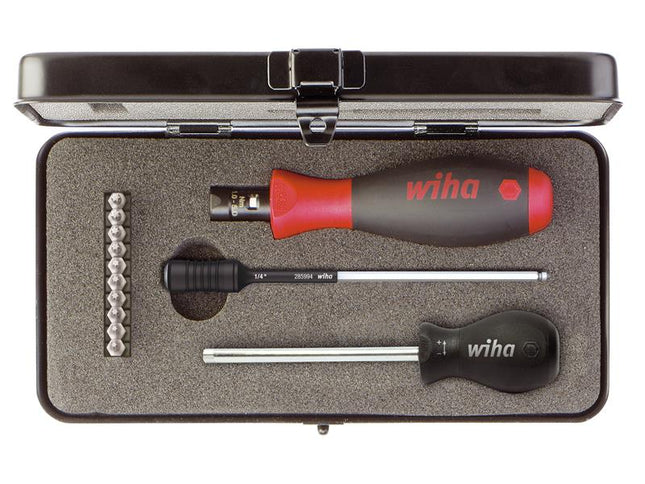 Wiha TorqueVario-S TORX Screwdriver Set, 14 Piece