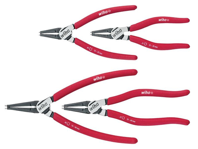 Wiha MagicTips Classic Circlip Pliers Set, 4 Piece