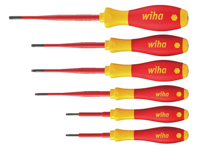 Wiha SoftFinish electric slimFix TORX Screwdriver Set, 6 Piece