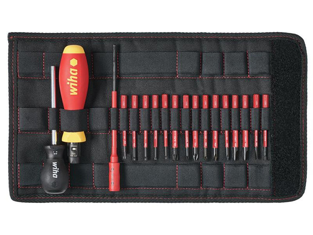 Wiha TorqueVario-S electric Screwdriver Set, 19 Piece