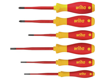 Wiha SoftFinish electric SL/PH/PZS Screwdriver Set, 6 Piece