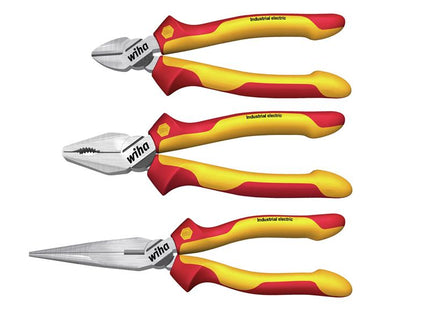 Wiha Industrial electric Pliers Set, 3 Piece