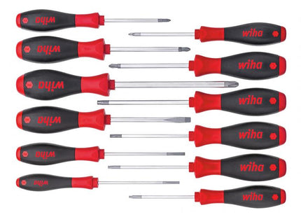 Wiha SoftFinish Screwdriver Set, 12 Piece